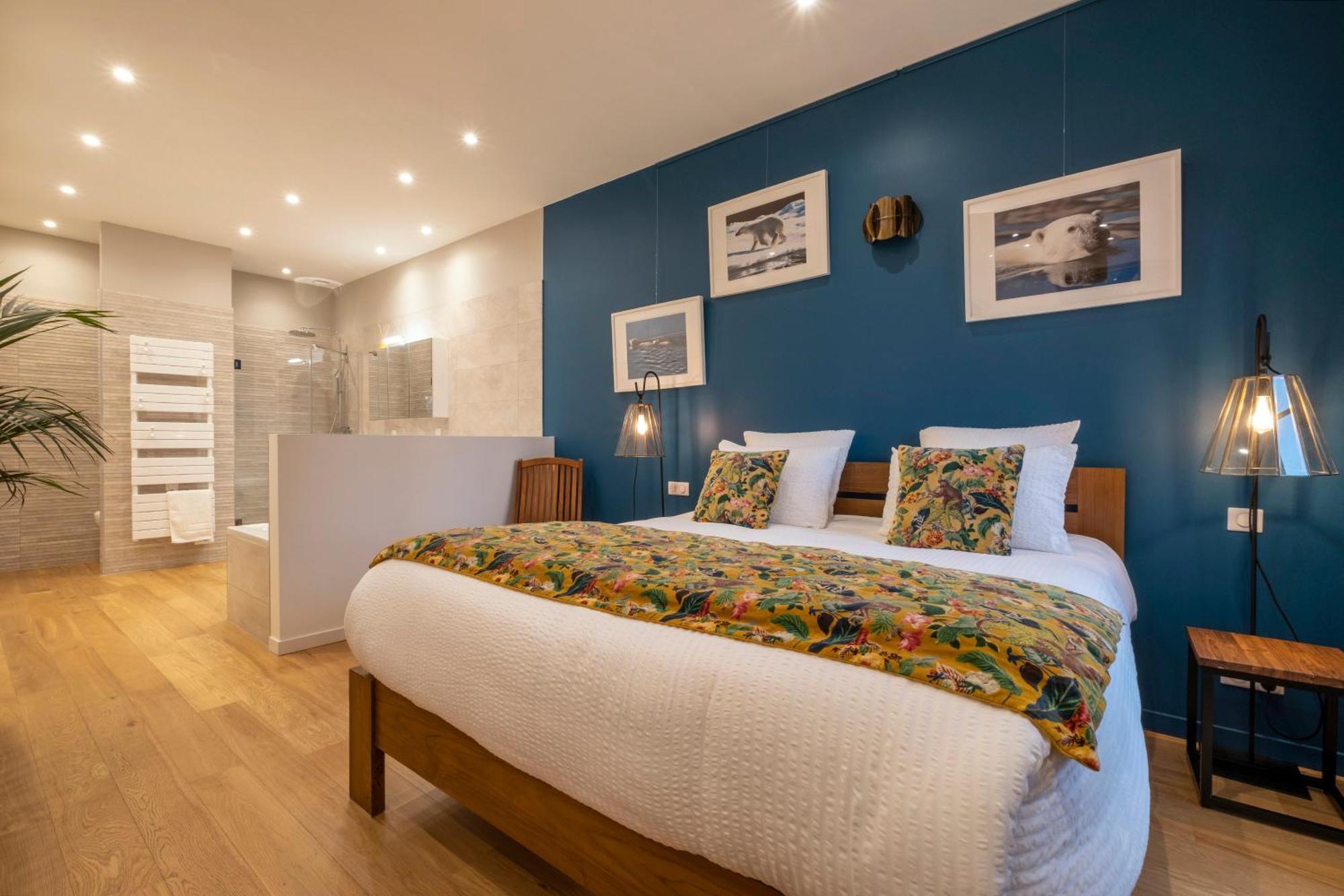 לה רושל Escale Rochelaise B&B, Spa Bain Nordique Et Sauna Tonneau מראה חיצוני תמונה